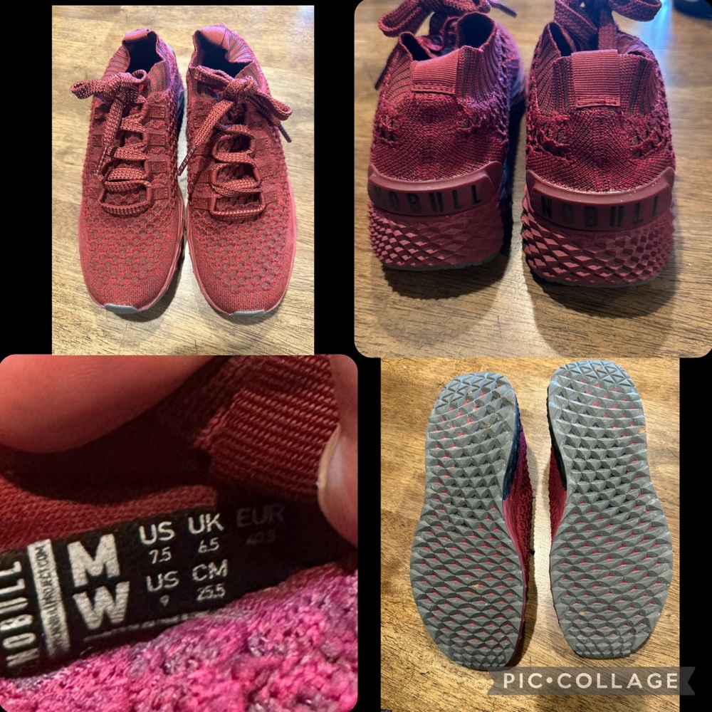 NOBULL  Burgundy Sneakers